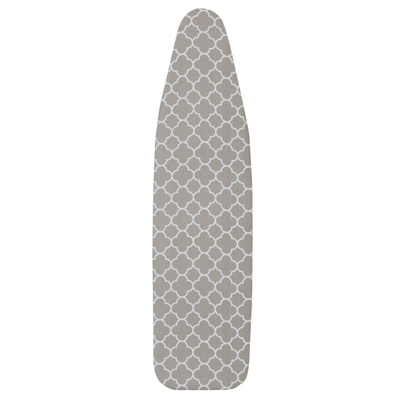 Household Essentials 80098 Ironing Board Cover | 100% Cotton | Gray Trellis - Image 1